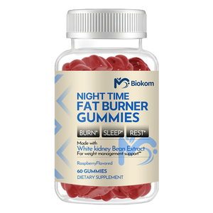 Biokom Private Label Gummies Brûleur de Graisse Minceur Nuit Perte de Poids Detox Enzyme Brûleur de Graisse Supplément Gélifiant avec Mélatonine - Product Image 1