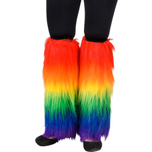 Penghangat Kaki Pelangi Fuzzy LGBT Gay Pride - Product Image 3