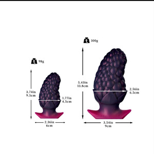 Maulbeerförmiger Analplug für Erwachsene aus Flüssigsilikon Wasserdicht für Äußere Anwendung Tragbares Erwachsenen-Sexspielzeug mit BDSM-Funktion - Product Image 6