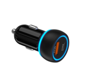 Pengisi Daya Mobil Ultra-cepat USB-C 48W QC3.0 PD3.0 PPS Ramah Lingkungan Adaptor Pemantik Rokok
