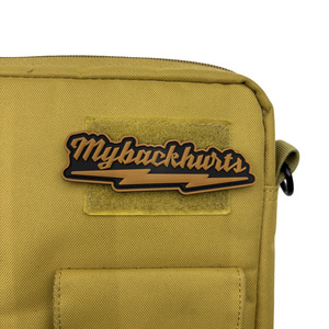 Lưng tôi đau huy hiệu tinh thần vá bảo vệ môi trường chống nước 3D cho băng tay PVC Ba lô cao su mềm - Product Image 4