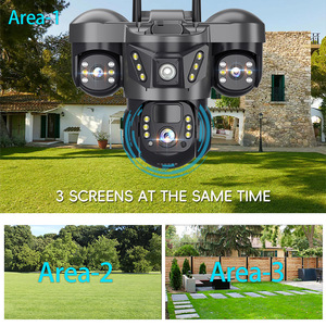 Cámara Wifi de Red Wistino <span class=keywords><strong>V380</strong></span> de 12MP, Tres Lentes, Visión Nocturna a Color, Seguimiento Automático, Audio Bidireccional, CCTV Solar, Tarjeta SIM 4G - Product Image 3