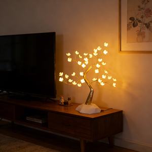 Guirlande lumineuse <span class=keywords><strong>d</strong></span>écorative <span class=keywords><strong>en</strong></span> forme <span class=keywords><strong>de</strong></span> branche <span class=keywords><strong>de</strong></span> fleur à 36 LED blanc chaud, lumière LED dorée <span class=keywords><strong>en</strong></span> forme <span class=keywords><strong>de</strong></span> fleur pour la <span class=keywords><strong>d</strong></span>écoration <span class=keywords><strong>de</strong></span> la maison et des événements - Product Image 6