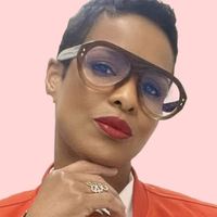 Gafas de lectura con montura redonda completa y filtro de luz azul para mujer, gafas ópticas de alta calidad para personas mayores.