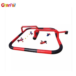Piste <span class=keywords><strong>de</strong></span> course Grand gonflable Go Karts piste <span class=keywords><strong>de</strong></span> course piste <span class=keywords><strong>de</strong></span> course à air extérieur pour voiture tamponneuse - Product Image 3