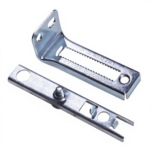 Kit de quincaillerie pour portes coulissantes doubles intérieures WEKIS, aluminium, automatique, 250 lb, porte pliante cachée, pour 2 portes - Product Image 3