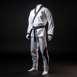 ชุดเครื่องแบบเทควันโดสีดำคุณภาพสูงชุดเครื่องแบบเทควันโด TKD ชุดใส่ได้ทั้งชายและหญิงชุดปักลายสำหรับคาราเต้เทควันโด - Product Image 2