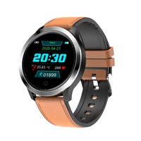 Montre connectée sportive F68 IP67 étanche avec écran tactile TFT de 1,3 pouce, moniteur de fréquence cardiaque et d'oxygène sanguin, suivi d'activité physique, autonomie de 20 à 30 jours