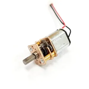 Motor de engrenagem de metal pequeno N10 DC 2.4V 5V 12mm Mini motor de engrenagem de tamanho pequeno motor de câmbio de baixa velocidade escovas