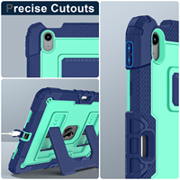 Étui robuste en silicone pour iPad Air 11 M2 M3 2024 2025 avec support pliable, porte-stylo magnétique, bandoulière OEM ODM
