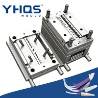 Molde de inyección de plástico de alta precisión YHQS para conector de alimentación enteral, embudo, molde Luer Lock, sistema de canal frío y caliente