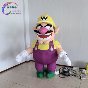 Publicité gonflable de dessin animé <span class=keywords><strong>Mario</strong></span> de 2.2 mètres de haut pour la promotion d'activités de plein air - Product Image 3