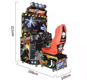 Máquina de Juego de Simulador de Carreras Arcade para Interiores, Operada con Monedas, con Construcción Metálica y 1 Año de Garantía - Product Image 4