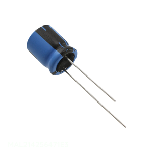 Condensador de Canal de Fabricante, Aluminio, 470uF, 20%, 25V, Radial TH, 470 uF, Montaje a través de Orificio, MAL214256471E3 - Product Image 1
