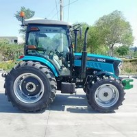 Tracteur diesel 4x4 certifié CE de 120 à 180 CV, compatible avec le charrue réversible hydraulique, le creuseur de fossés et autres équipements agricoles.