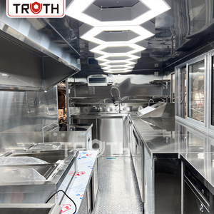 Truth Maßgefertigter Food Truck Kaffee-Anhänger Straßenverkäufer Food Van Kaffee-Hotdog-Wagen Kleiner Vintage-Food-Trailer Vollständig Ausgestattet - Product Image 3