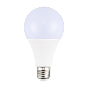 หลอดไฟ LED A19 ขั้ว E27 5W-25W 5000K แสงขาวกลางวัน SMD พลาสติก AC 165-245V สำหรับใช้ในคลังสินค้า CRI 90 ประหยัดพลังงาน ปรับความสว่างได้ - Product Image 2
