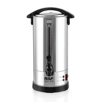 Chauffe-eau électrique commercial RAF R.7337, capacité 16,5 L, chaudière en acier inoxydable, chauffage rapide pour le service des boissons