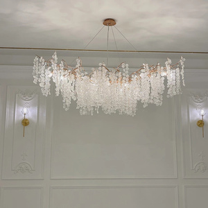 Vàng cổ điển trang trí nội thất sang trọng ưa thích ánh sáng trong nhà ánh sáng mặt dây chuyền Đèn chùm dẫn ánh sáng mặt dây chuyền - Product Image 5