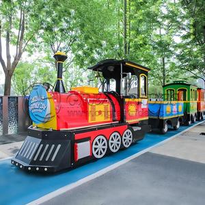 <span class=keywords><strong>Tren</strong></span> <span class=keywords><strong>Eléctrico</strong></span> Mini sin Rieles para Atracciones Turísticas y Entretenimiento Familiar en Venta - Product Image 1