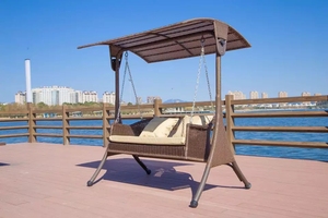 Ensemble de meubles d'extérieur de plage étanche, prix d'usine, causeuse, patio, rotin, balançoires suspendues, balcon, chaise de <span class=keywords><strong>jardin</strong></span> - Product Image 4