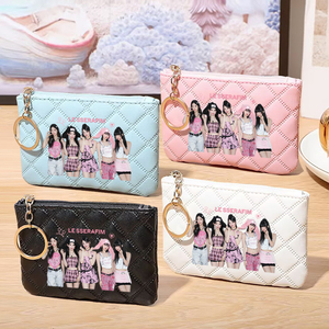 กระเป๋าใส่เหรียญแบบปรับแต่งได้ Kpop Black Pink/twice/enhypen กระเป๋าเก็บเหรียญขนาดเล็ก กระเป๋าพกพาขนาดเล็ก - Product Image 2