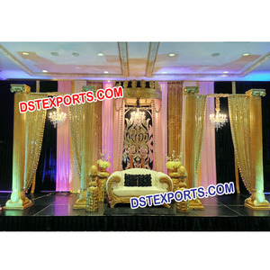 Decoración de escenario para boda, decoración de escenario moderna y elegante, de diferentes estilos - Product Image 1
