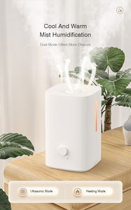 RUNAL 4 Liter 100W Boden Desktop Geräuscharmes Heiz spray RGB Smart Wifi Heißdampf Umidificador De Ar Ultraschall Luftbe feuchter - Product Image 3