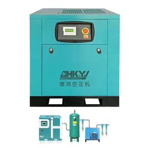 Compressor Hight Pressure 7.5KW 15KW 22KW 37KW 75KW 8Bar 10bar 13bar Electric Oil Free Silent Industrial Rotary Screw Type Air Compressor