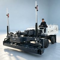 Robot laser de nivellement YUGONG, pompe à carburant 35,5 kW, capacité de production 20L-150L, nivellement de sol haute efficacité, capacité de production 4-25 m/min