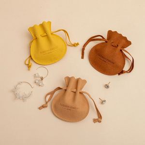 Bolsas de Regalo y Cajas de Joyería con Cordón y Logotipo Personalizado de Fábrica, Bolsas de Joyería de Microfibra con Almohadilla Insertada - Product Image 1