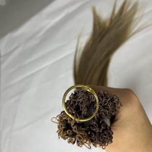 Extensions de cheveux pré-collées à double étirement de haute qualité en gros, fabriquées en kératine pour les extensions de cheveux - Product Image 6