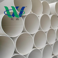 Tuyau de drainage en PVC-U, tuyau rigide en PVC pour égouts, résistant à la corrosion, léger