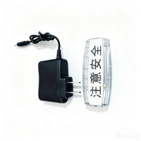 Lampe d'épaule LED de sécurité routière rechargeable, rouge et bleue clignotante, à clipser, lumière d'avertissement 500M IP64 en aluminium et PC pour patrouille nocturne