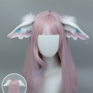 Haute Qualité À La Main En Peluche <span class=keywords><strong>Ange</strong></span> Bandeaux Filles Lolita Cosplay Bandeau - Product Image 2