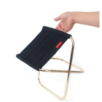Tabouret de camping pliant Slacker Chair, mini chaise de plage moderne en métal et tissu Oxford avec sac de transport pour la pêche, le parc, les pique-niques et les fêtes