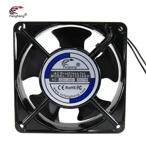 12038 ac 120x120x38 220volt 120mm 5 inç kabine eksenel fan 110v 220v elektrikli fan yüksek sıcaklık eksensel fanlar