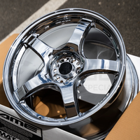 Jantes forgées chromées de 18, 19, 20 et 22 pouces pour Ford Mustang, Dodge Challenger, Chevrolet Camaro, Toyota GR Supra, Nissan Tracer GTV