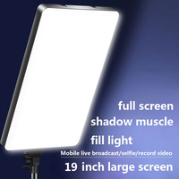 Panneau LED bicolore de 24 pouces à grande puissance pour studio vidéo, diffusion en direct mobile, selfie, TikTok, YouTube, Facebook, Aputure, Nanlite