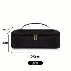 Sac à déjeuner isotherme en néoprène avec logo personnalisé, fermeture éclair, isolation thermique renforcée, petite capacité, portable pour - Product Image 3