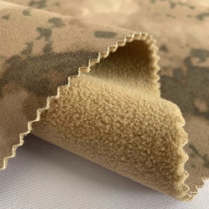 100D 420GSM <span class=keywords><strong>2</strong></span>/1 Twill Polyester Spandex 4 <span class=keywords><strong>Way</strong></span> <span class=keywords><strong>Stretch</strong></span> Ngoại Quan Cực Fleece Với TPU Ba Trong Một Softshell Áo Khoác Vải - Product Image 6