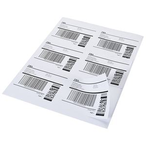 Étiquettes d'expédition FBA imprimables au format A4, 6 pages, 3-1/3\" x 4\", autocollants pour la promotion et l'utilisation en épicerie, imprimables au laser et à jet d'encre - Product Image 4