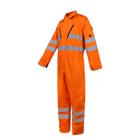 Combinaison de travail 100% coton ignifuge, résistante aux flammes, antistatique, protection contre les arcs électriques