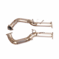 Tuyau d'échappement direct en alliage de titane sur mesure pour Porsche 718 GT4 RS 4.0L, tuyau d'échappement haute performance, ajustement parfait 1:1