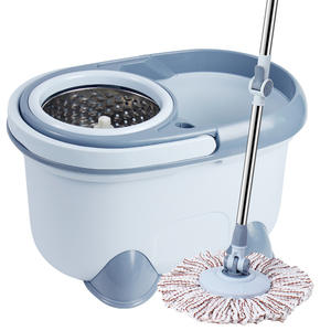 Ensemble de <span class=keywords><strong>seau</strong></span> à serpillière rotatif à double entraînement <span class=keywords><strong>pour</strong></span> un usage domestique, serpillière épaisse <span class=keywords><strong>pour</strong></span> sols, lavage sans les mains, serpillière extensible - Product Image 5