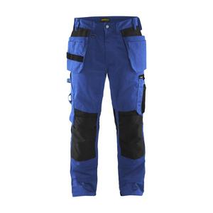 BLAKLADER - 155518608599C54 Pantalones Craftsman Azul aciano/Negro-EAN 7330509589939 PANTALONES DE TRABAJO DE CARGA - Product Image 1
