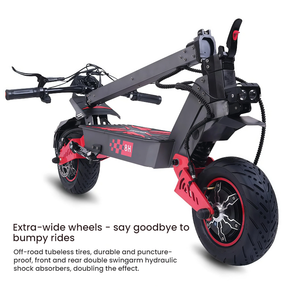 Scooter Eléctrico de Aleación de Aluminio con Motor Dual de 6000W, Plegable, de Largo Alcance, para Adultos, Resistente al Agua IPX5, 75KM/H, para EE. UU., UE, <span class=keywords><strong>CA</strong></span> y el Extranjero - Product Image 3