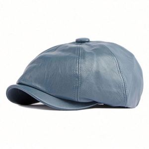 Casquette Gavroche Classique Britannique pour Homme, Casquette de Golf Vintage en Cuir PU, Casquette à Visière pour la Conduite, Vente en Gros - Product Image 3
