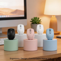 Souris sans fil Bluetooth JSEUD silencieuse et rechargeable pour téléphones portables, tablettes, ordinateurs portables, double mode, pour jeux et bureau, en PVC, fabriquée à la main