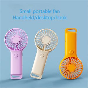 USB Rechargeable Foldable 3-Speed Portable Handheld Small <b>Fan</b> with 4 Colors for Household & Car Use - Product Image 4